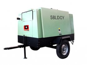 58LDCY-8 Diesel driving portable screw